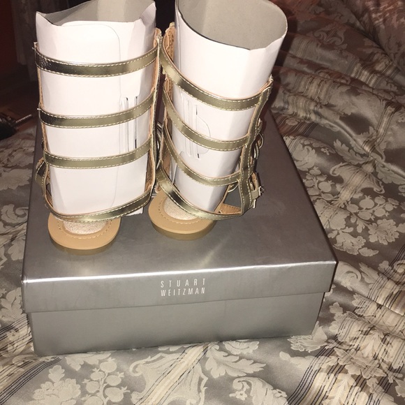 NWT Stuart Weitzman girl’s gladiator sandals - Picture 3 of 4
